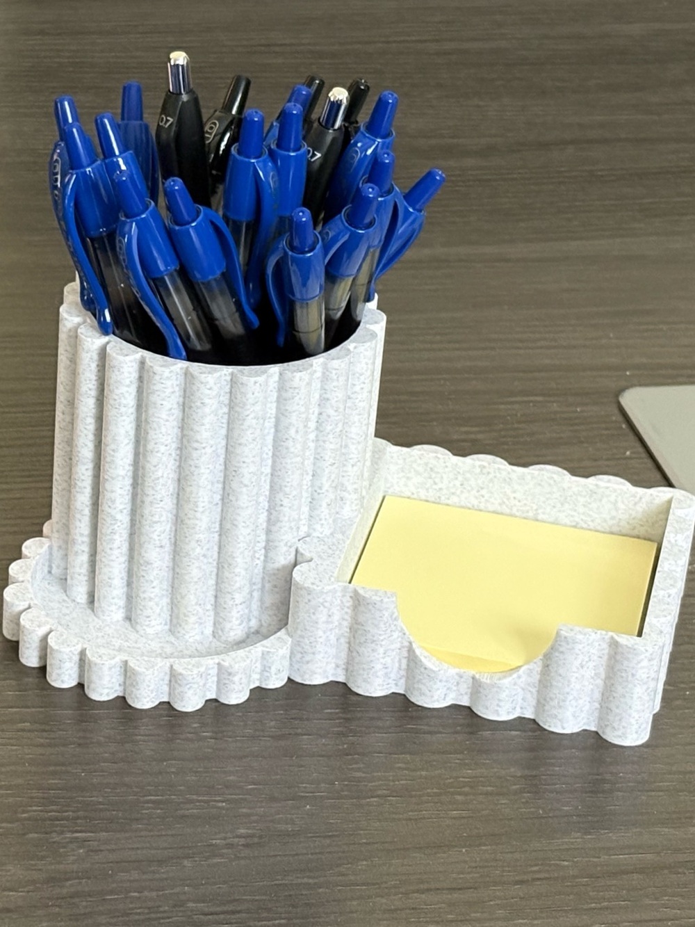 Speckled White Desk or Coffee Organizer (custom design)